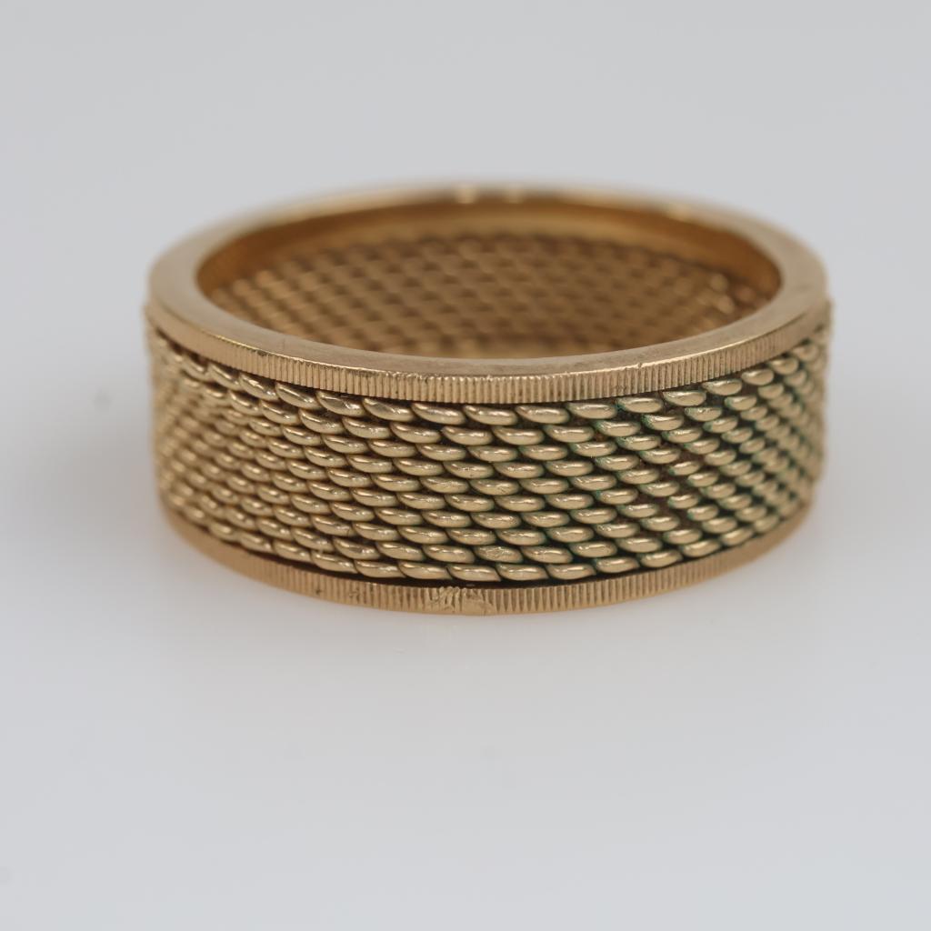 14kt Gold Chain Link Band