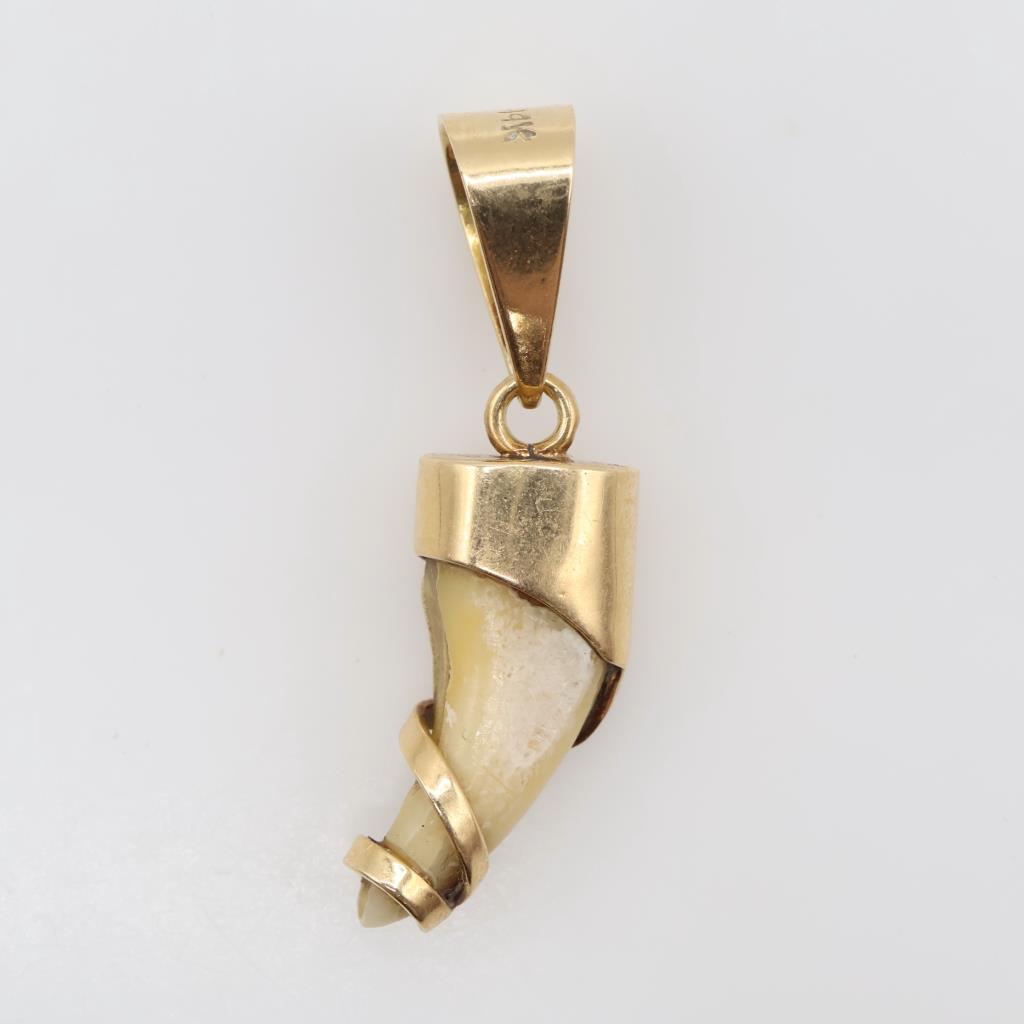 14kt Gold Claw Pendant