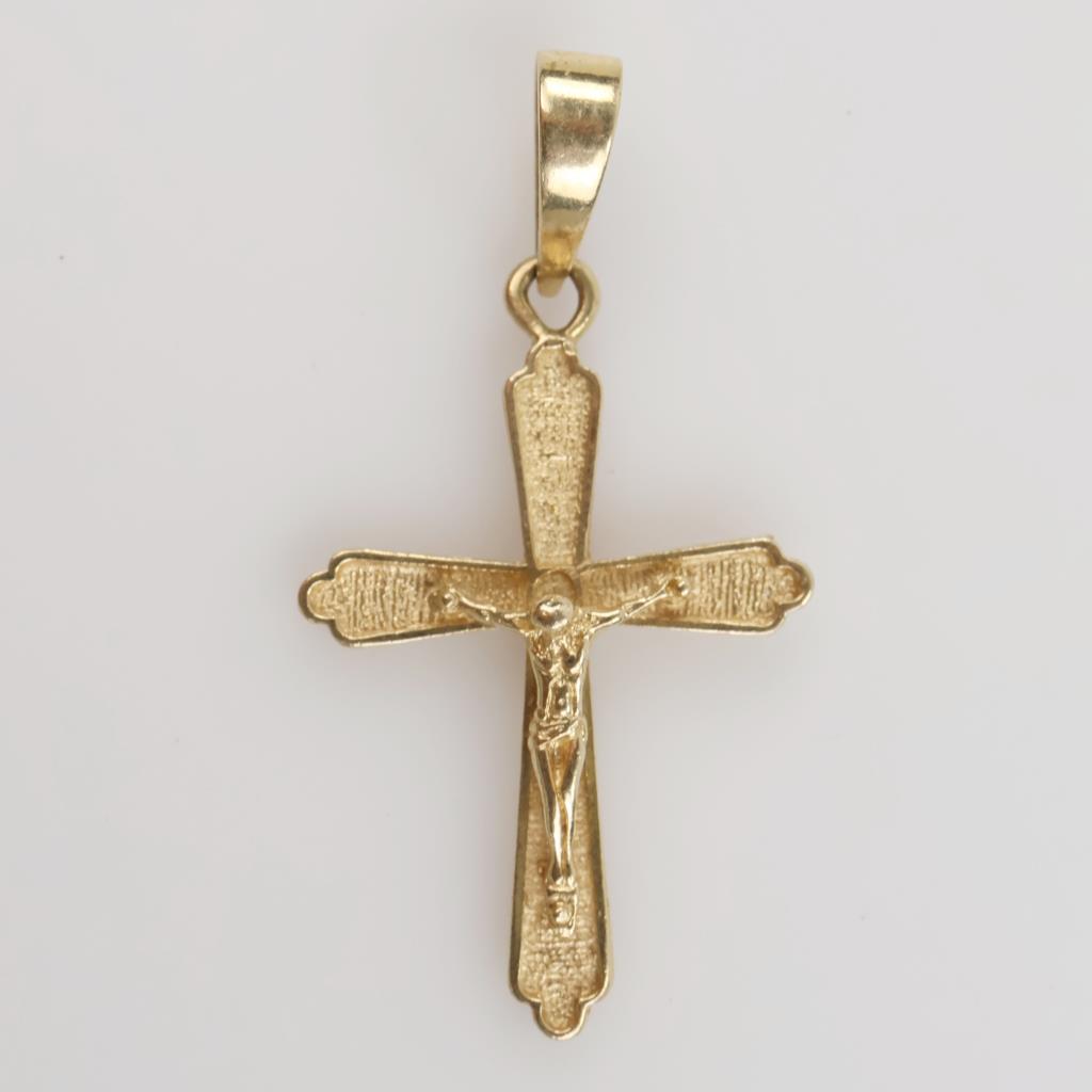 14kt Gold Cross Pendant