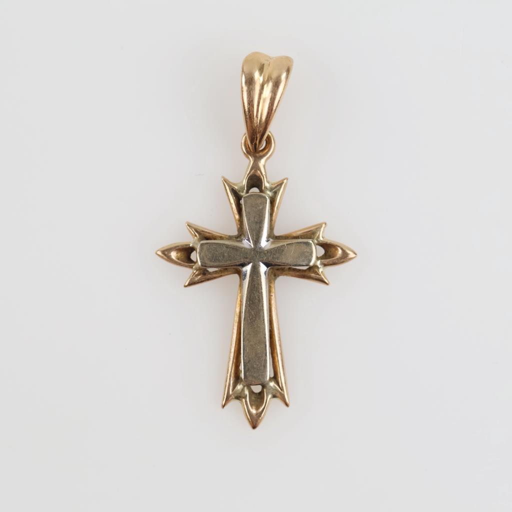 14kt Gold Cross Pendant
