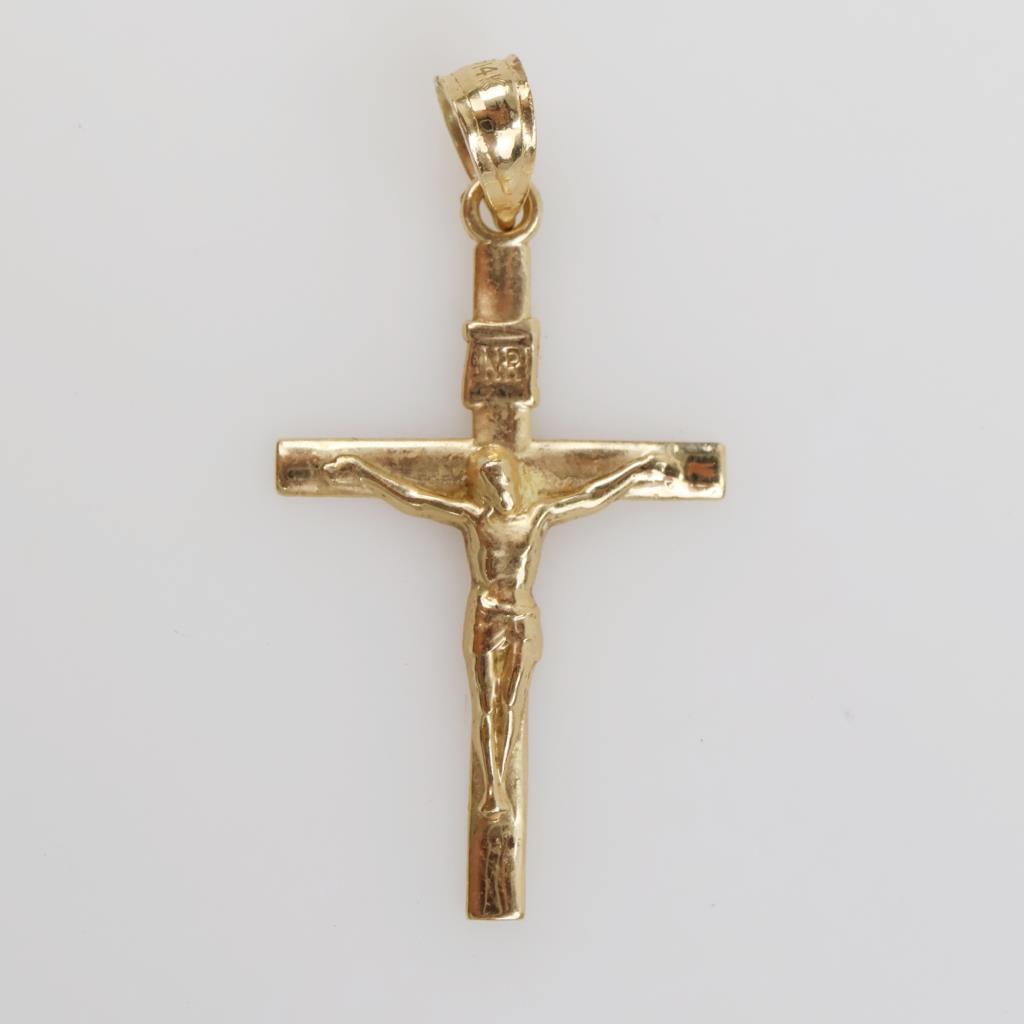14kt Gold Cross Pendant