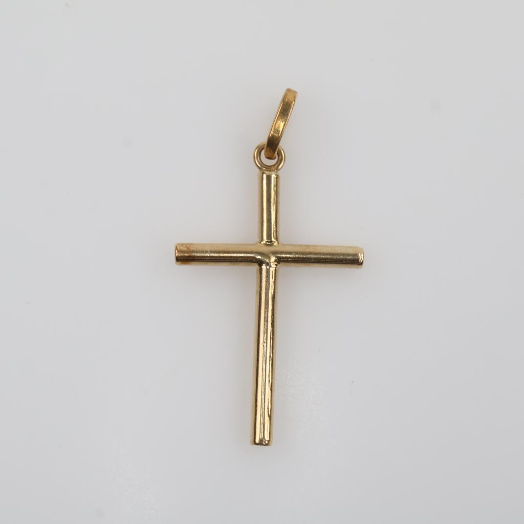 14kt Gold Cross Pendant