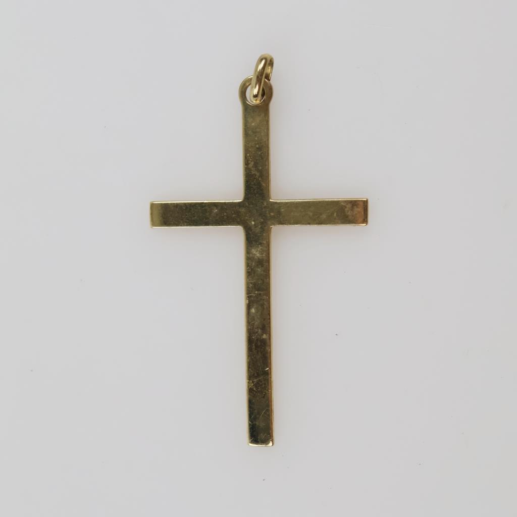 14kt Gold Cross Pendant