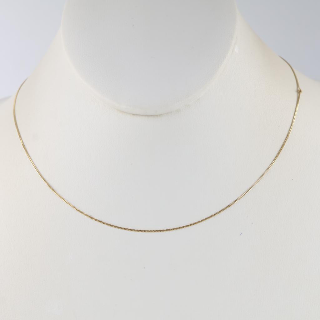 14kt Gold Cuban Chain Necklace