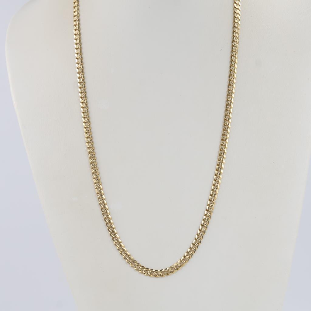14kt Gold Cuban Link Necklace
