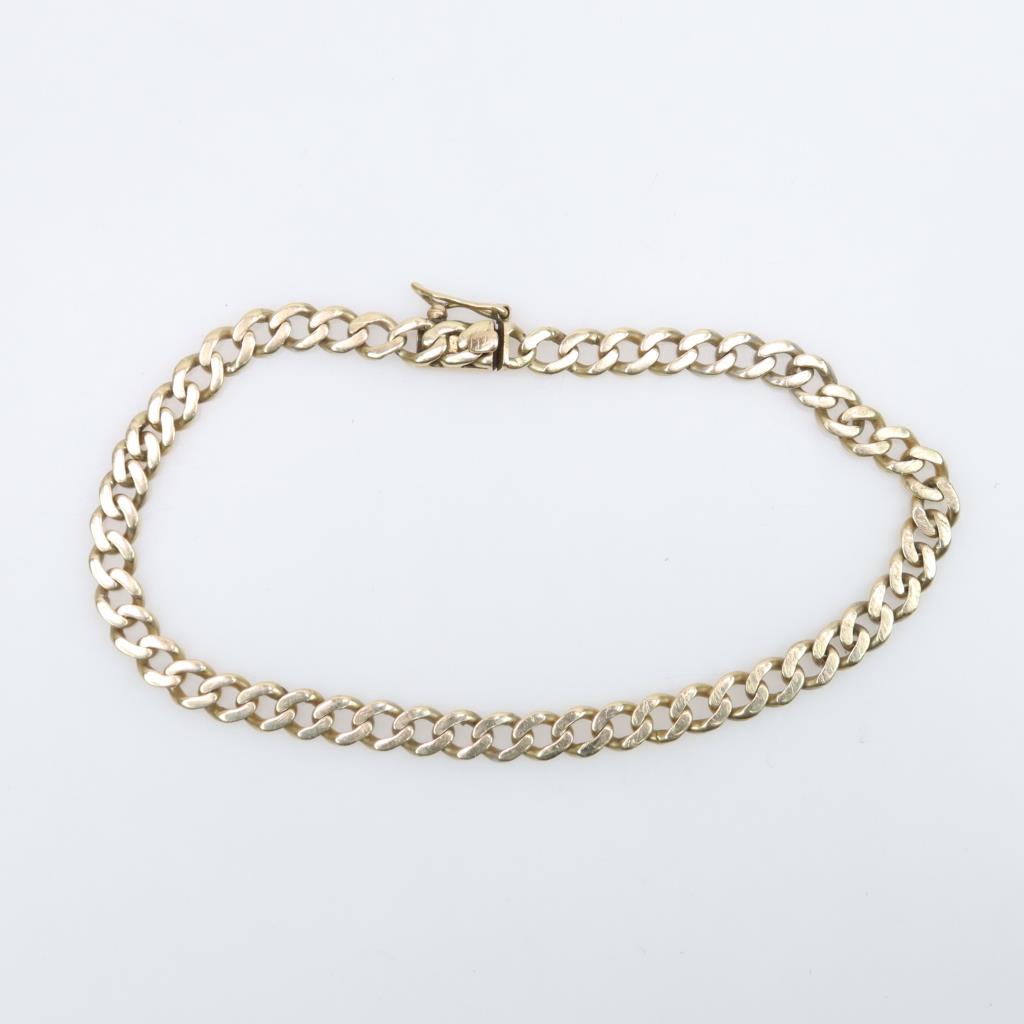 14kt Gold Curb Bracelet Property Room