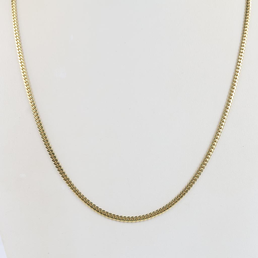 14kt Gold Curb Chain Necklace