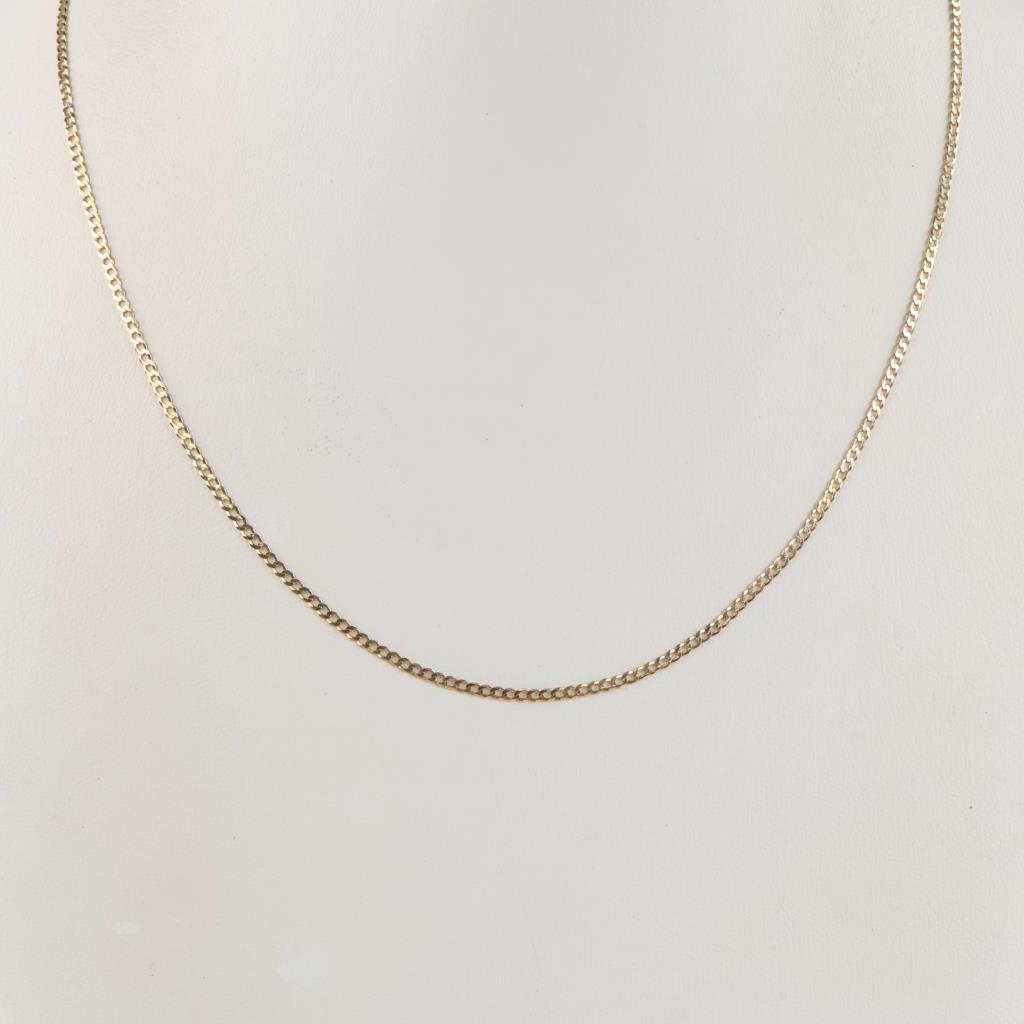14kt Gold Curb Chain Necklace