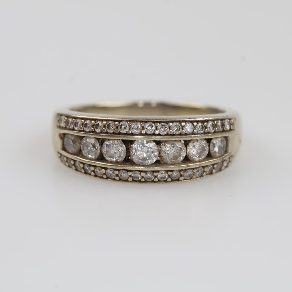 14kt Gold Diamond Band