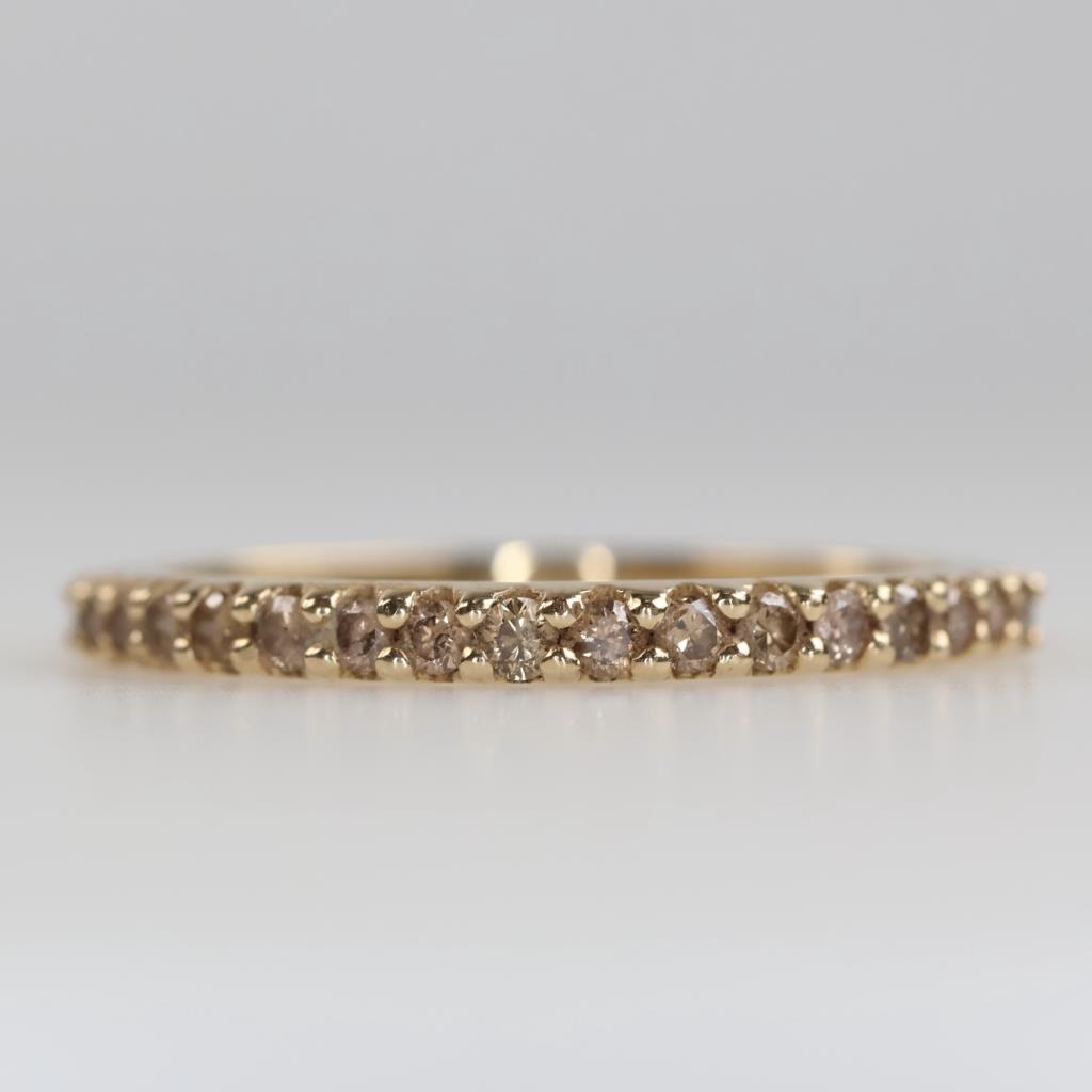 14kt Gold Diamond Band