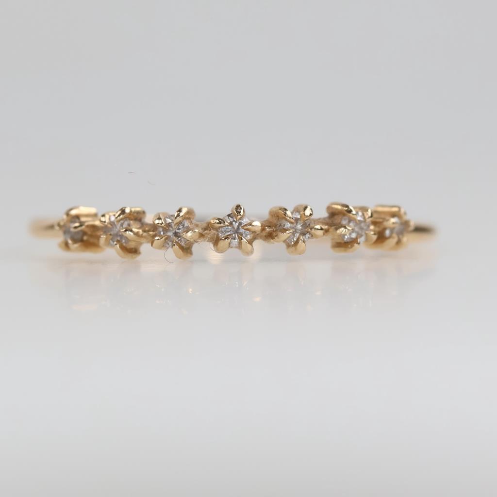 14kt Gold Diamond Band