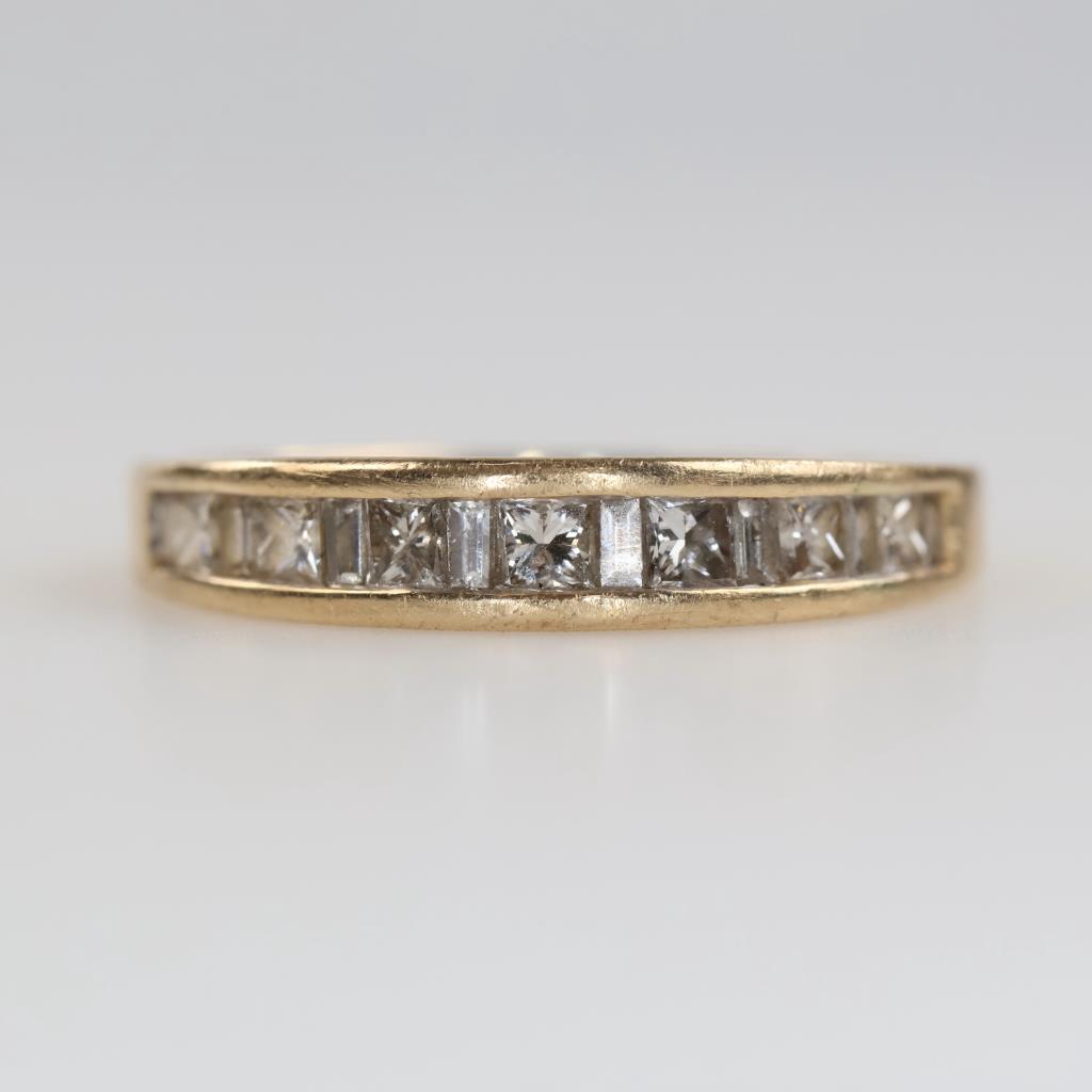 14kt Gold Diamond Band