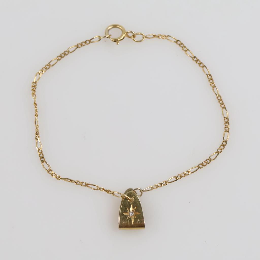 14kt Gold Diamond Bracelet