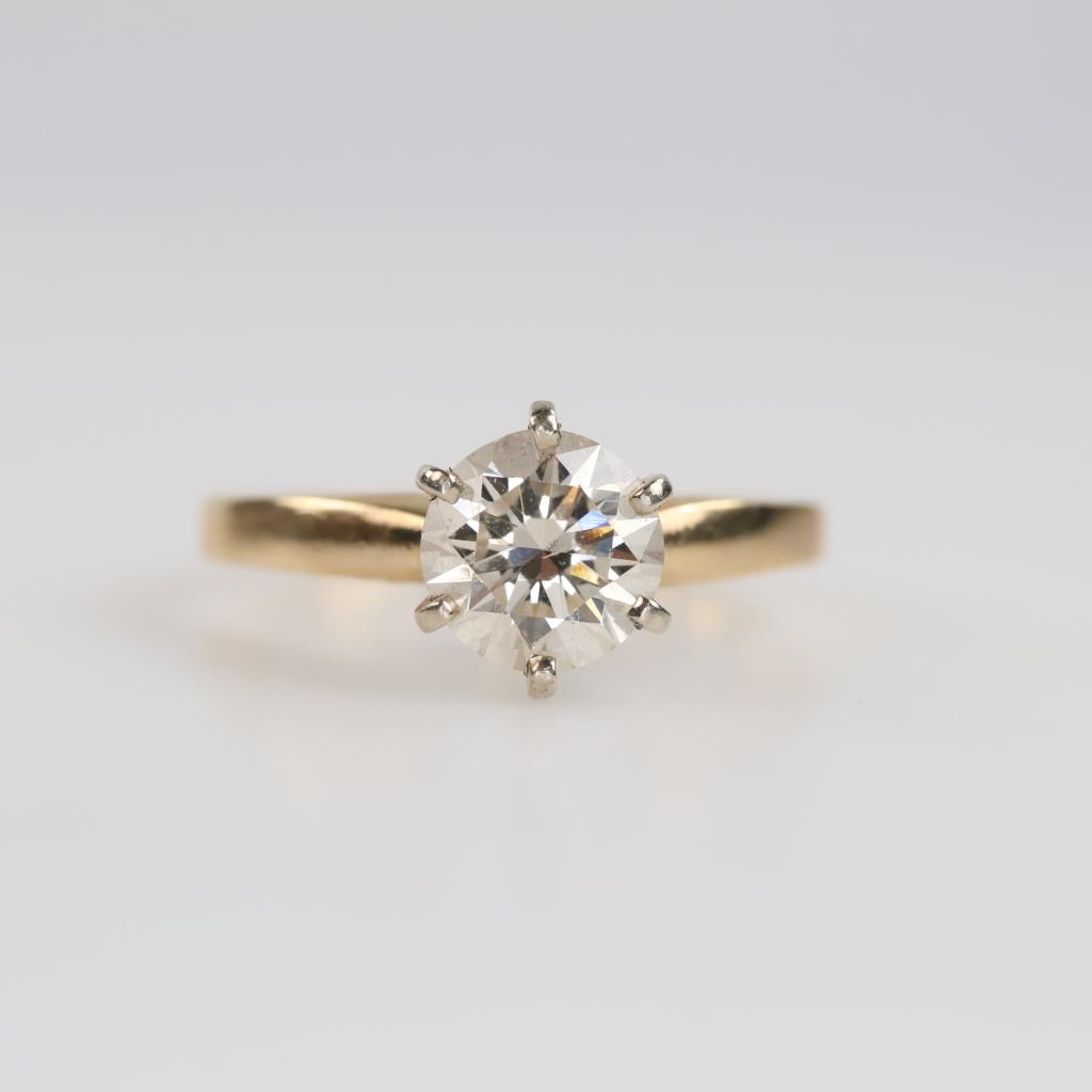 14kt Gold Diamond Engagement Ring