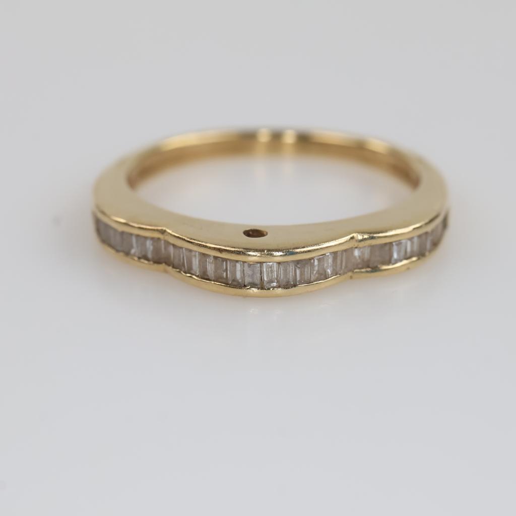 14kt Gold Diamond Enhancer Band