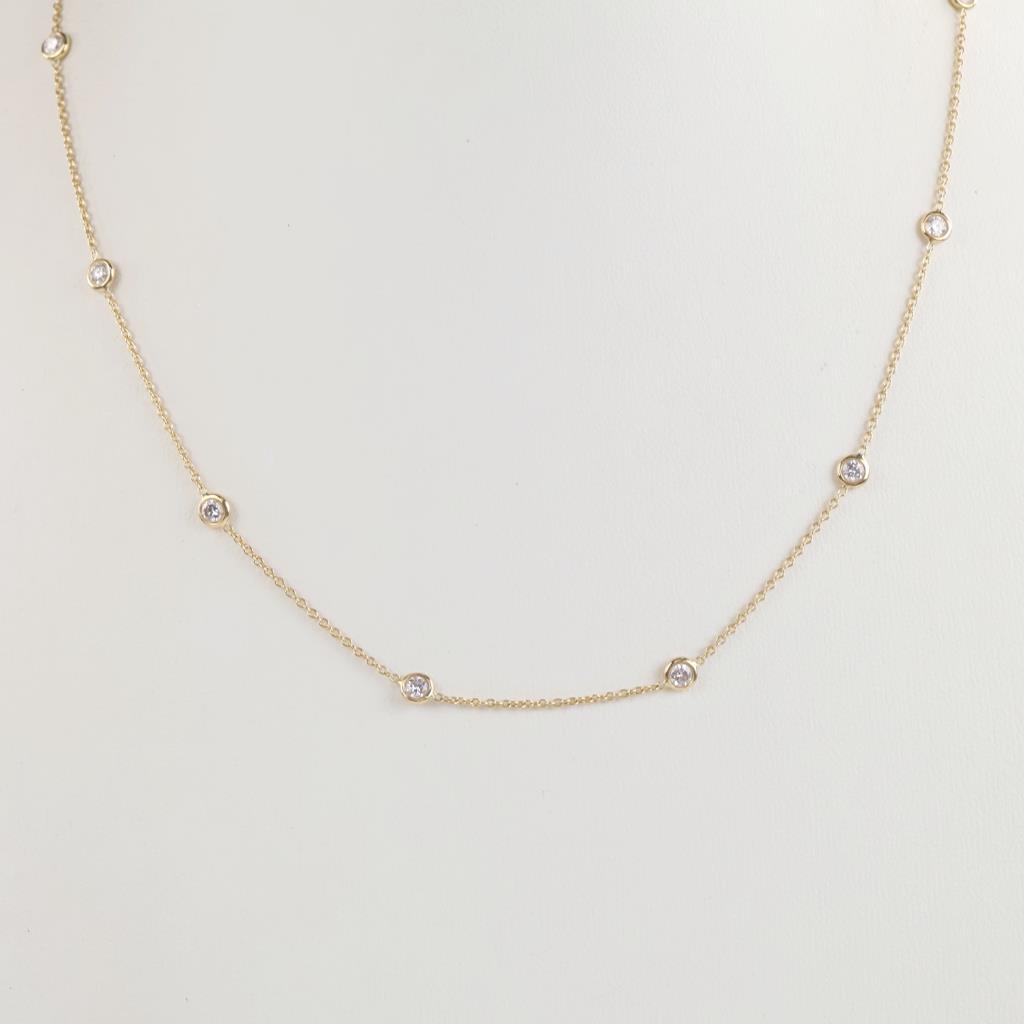 14kt Gold Diamond Necklace