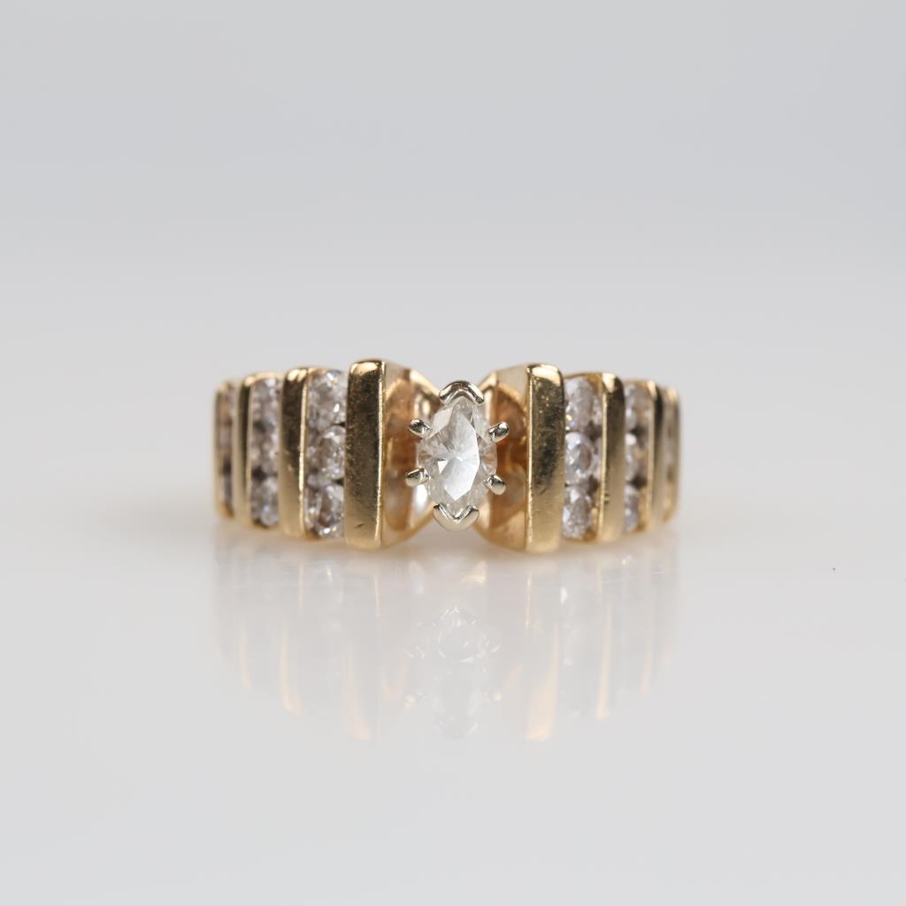 14kt Gold Diamond Ring