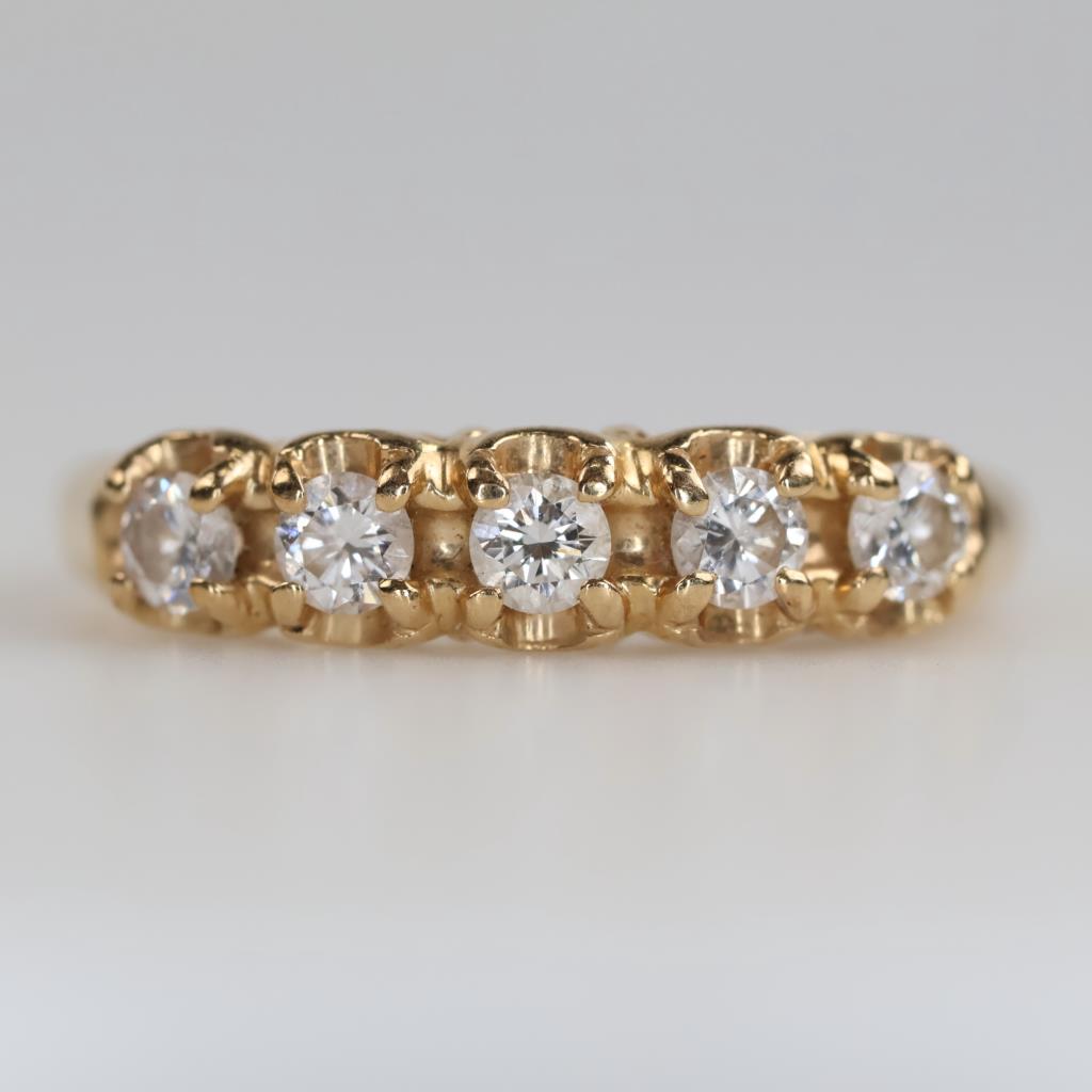 14kt Gold Diamond Ring