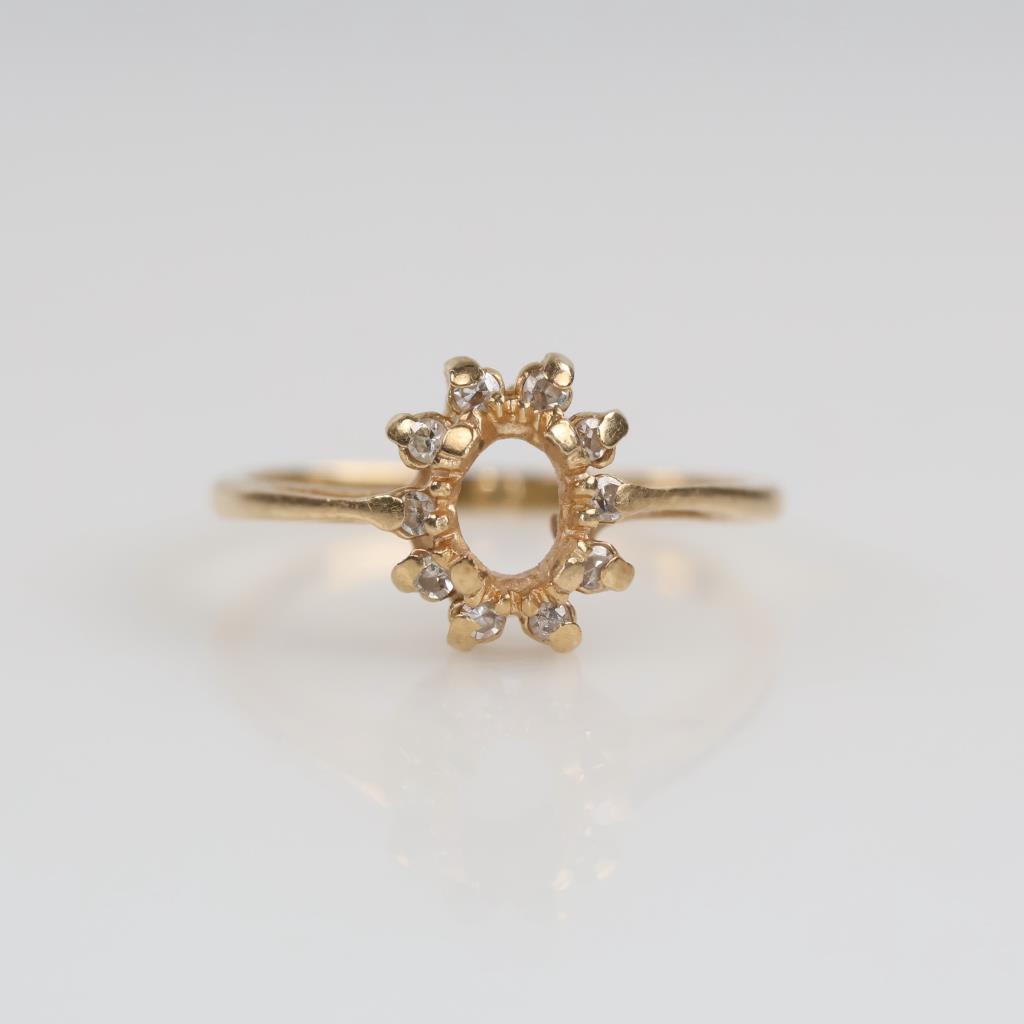 14kt Gold Diamond Ring