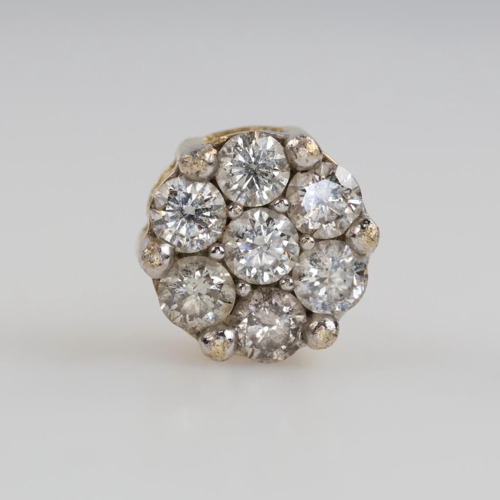 14kt Gold Diamond Single Earring