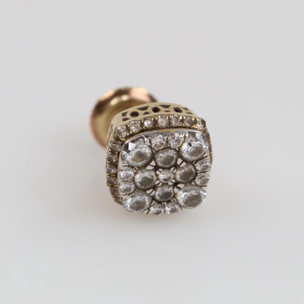 14kt Gold Diamond Stud Single Earring