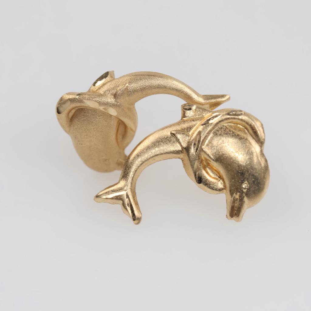 Delphine Gold Pave Stud Earring main image 0