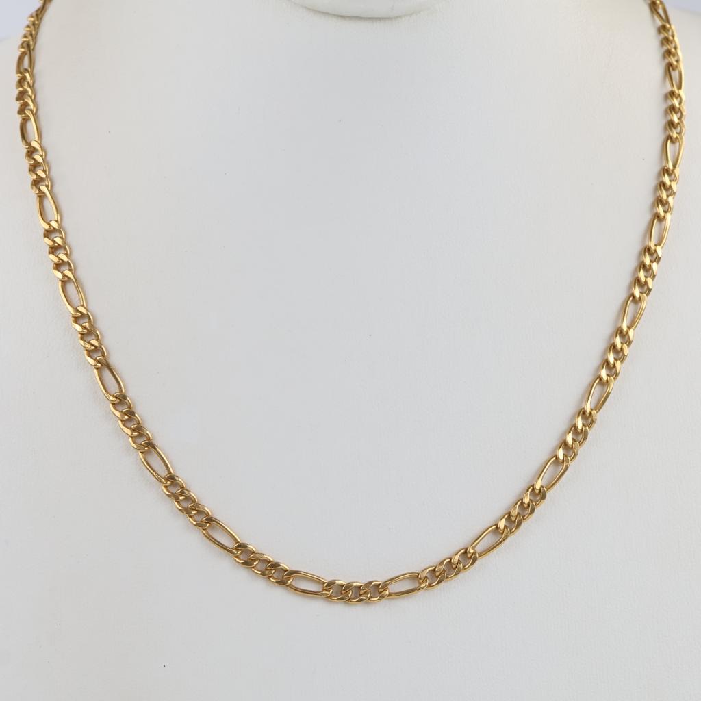 Figaro Chain Amazon Stainless Steel Necklaces Silver Rolo Chain 16