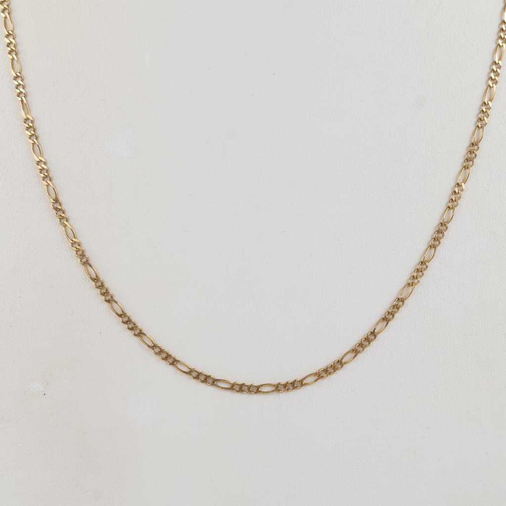 14kt Gold Figaro Chain Necklace