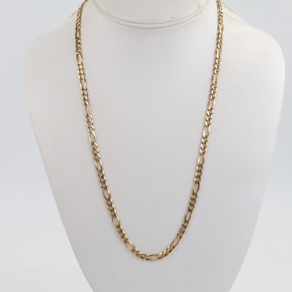 14kt Gold Figaro Chain Necklace