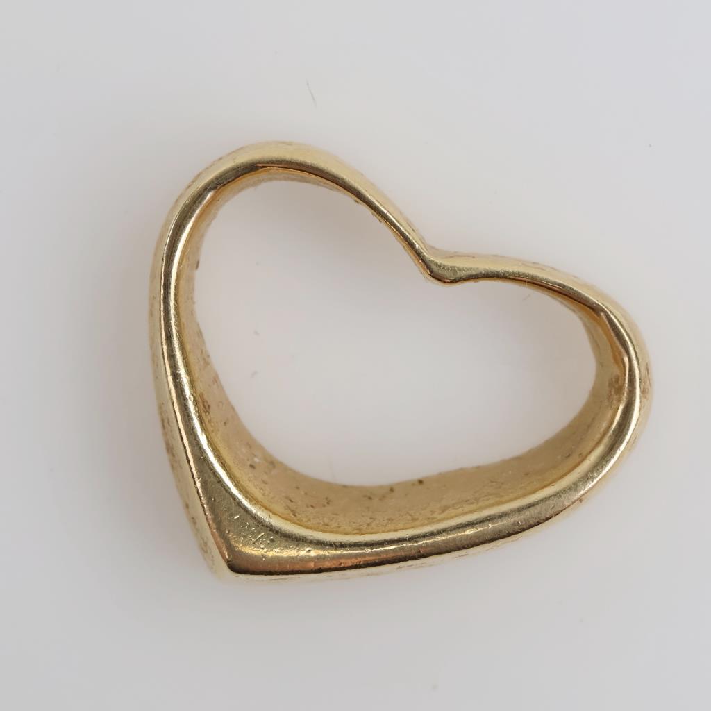 14kt Gold Heart Pendant