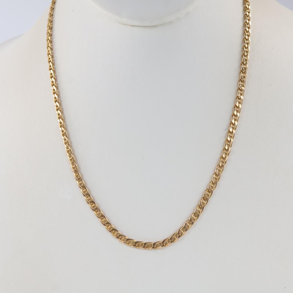 14kt Gold Hollow Necklace