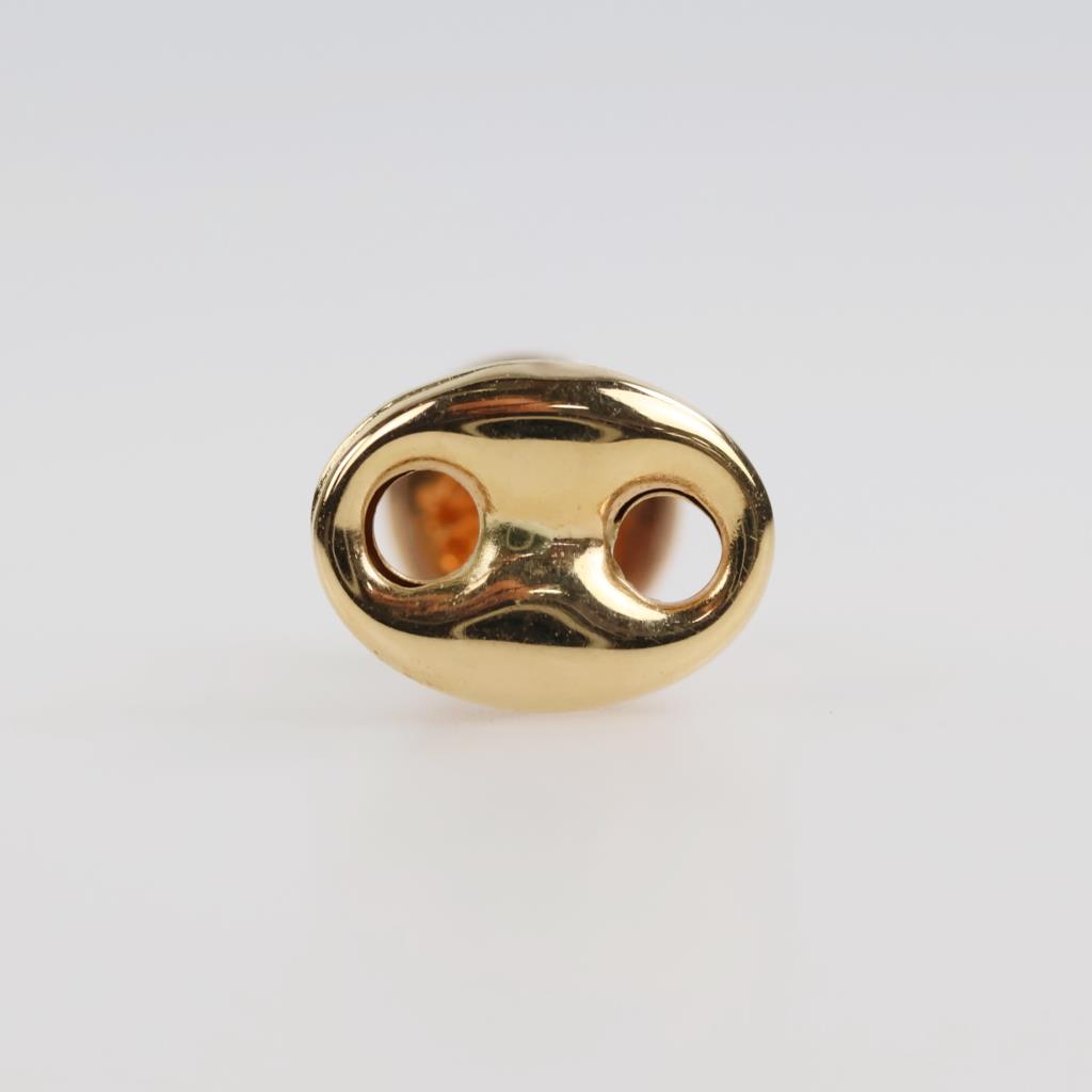 14kt Gold Hollow Stud Earring