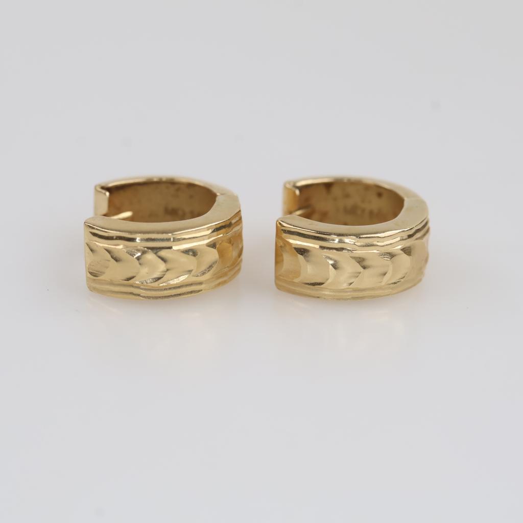 14kt Gold Hoop Earrings
