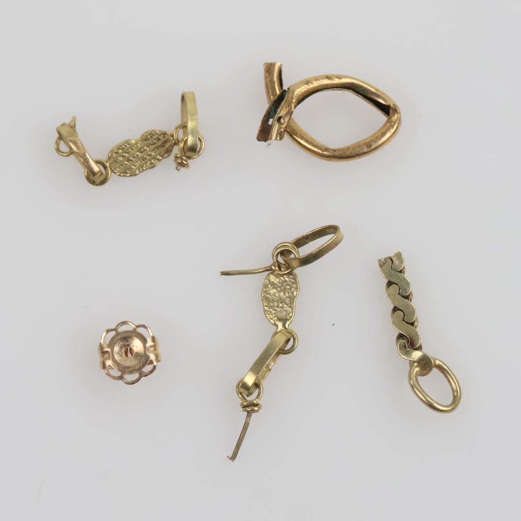 14kt Gold Jewelry, 5 Pieces