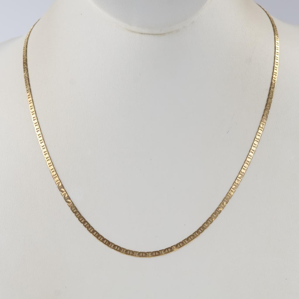 14kt Gold Mariner Chain Necklace