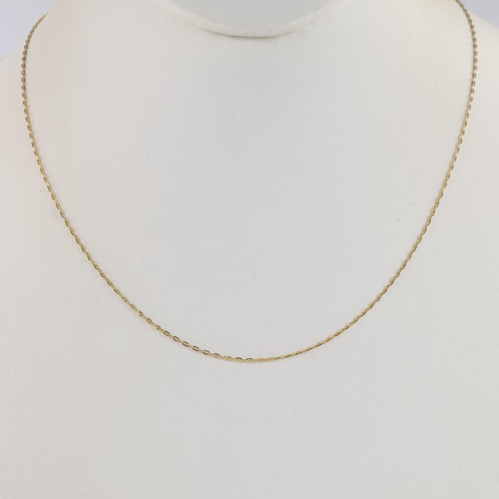 14kt Gold Mariner Link Necklace