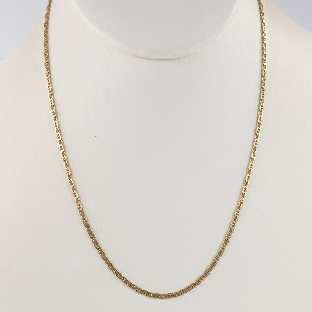 14kt Gold Mariner Link Necklace