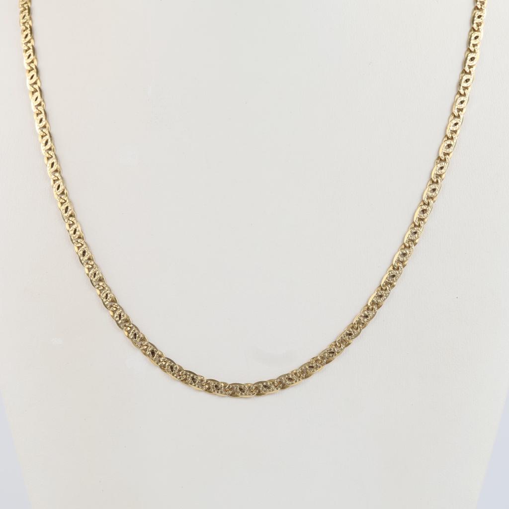 14kt Gold Mariner Link Necklace