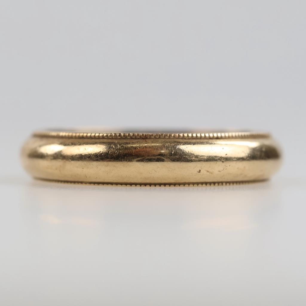 14kt Gold Miligrain Band