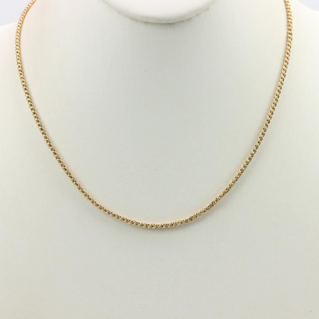 14 Pro 1 TB Massivgold-Halskette Aus 14K Weißgold – 1,2 Mm Seilkette Mit Hummerverschluss (15-24 Zoll) Massive Seilkette 1.2mm 15-24 Zoll Hummer