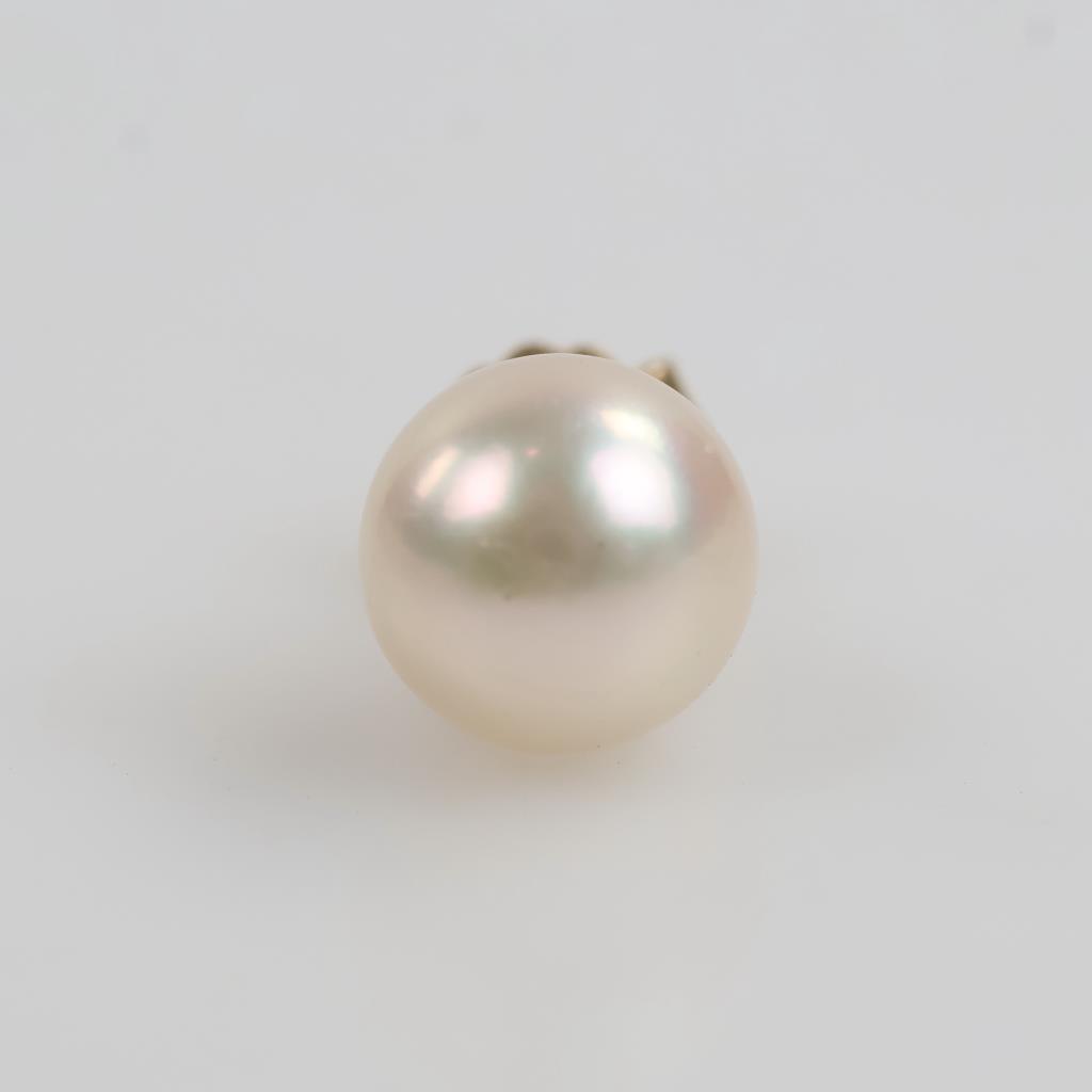 14kt Gold Pearl Earring