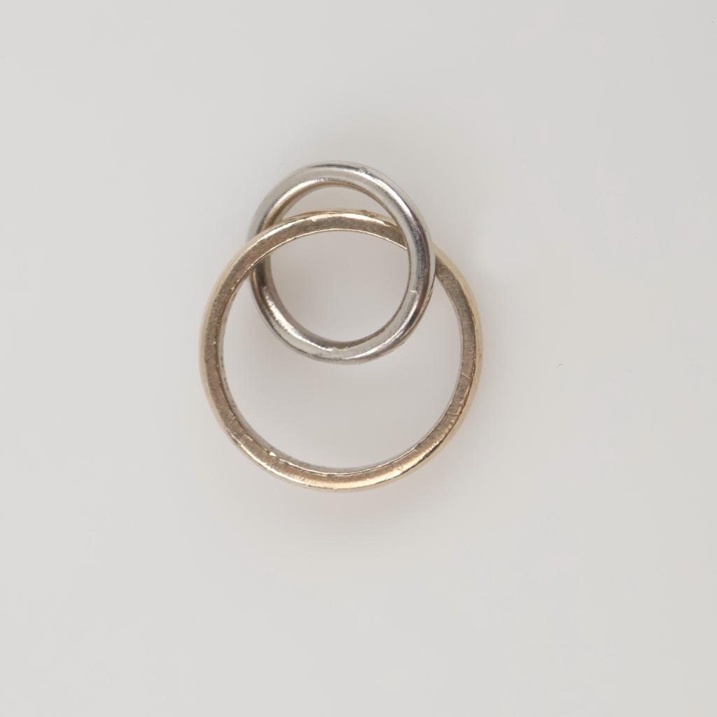 14kt Gold & Platinum Pendant
