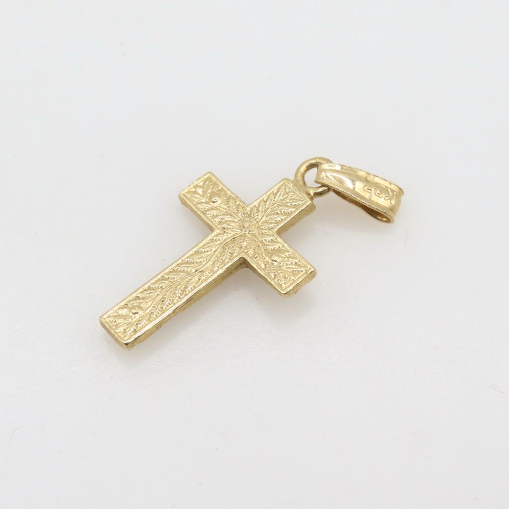 Bonyak Jewelry 14k Yellow Gold-Filled St. Rebecca Pendant, Size 3/4 x 1/2 i Bonyak Jewelry 14k Yellow Gold-Filled St. John Licci Pendant