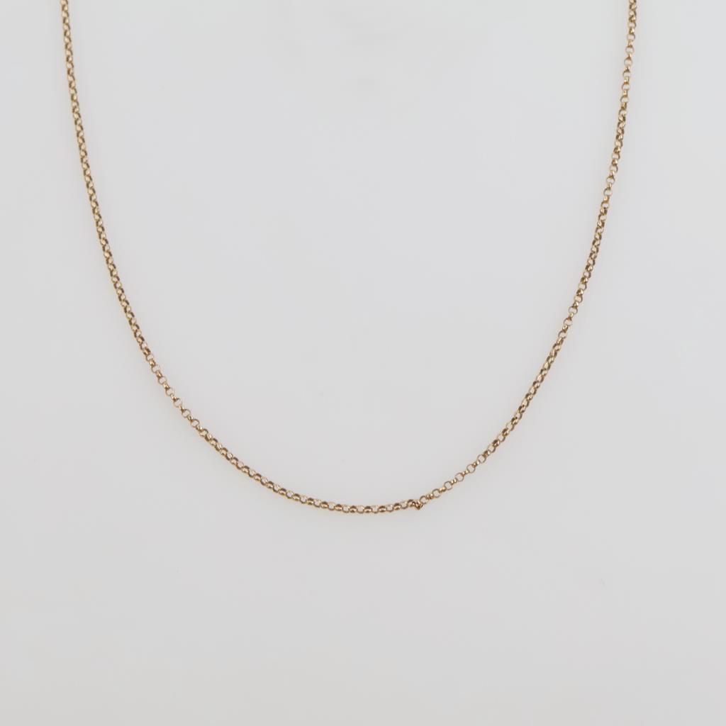 14kt Gold Rolo Chain Necklace