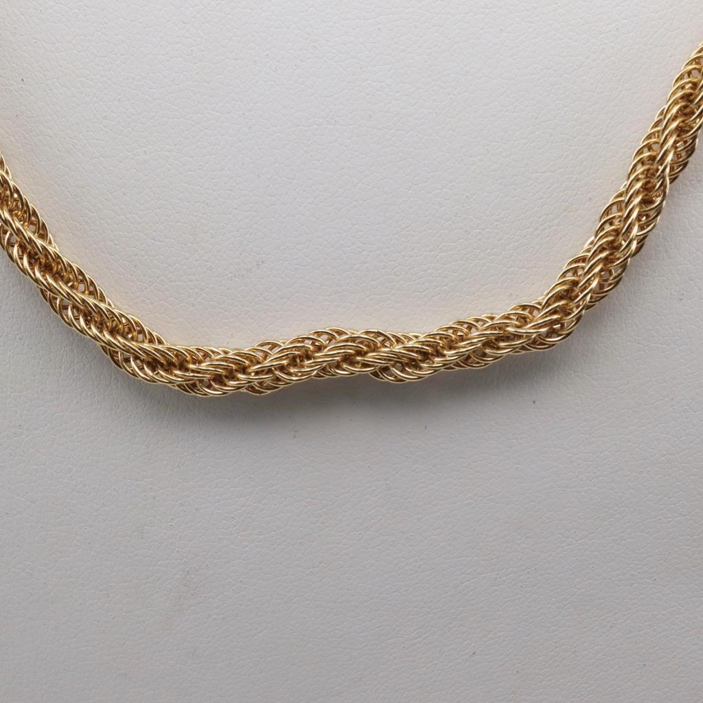 14kt Gold Rope Necklace Property Room