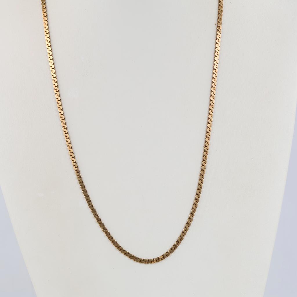 14kt Gold Serpentine Link Necklace