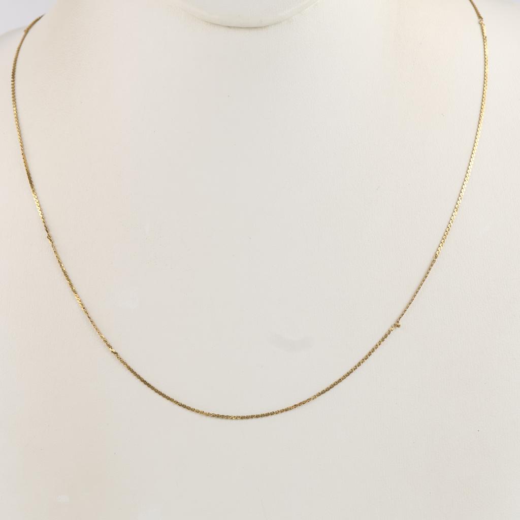 14kt Gold Serpentine Link Necklace