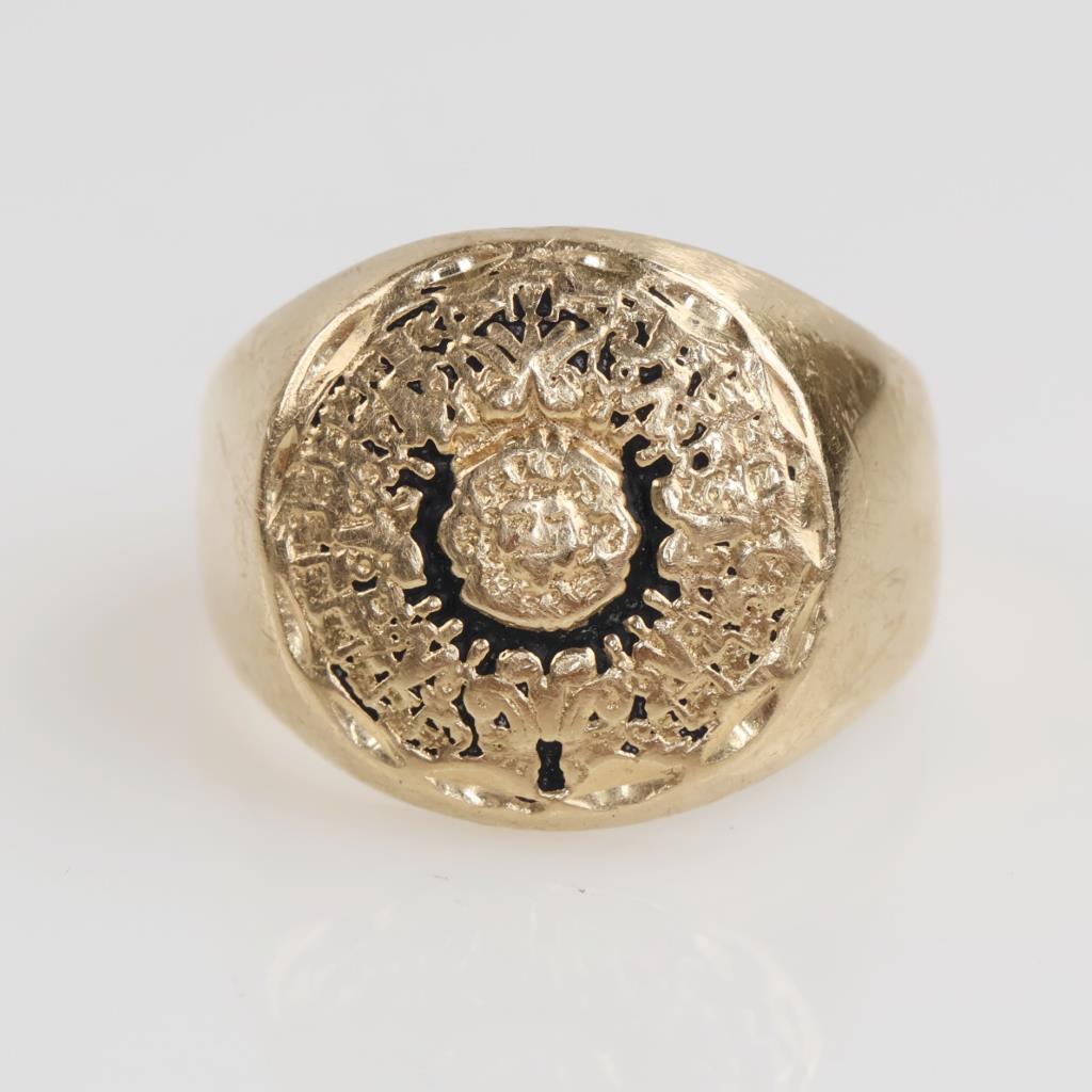 14kt Gold Signet Ring