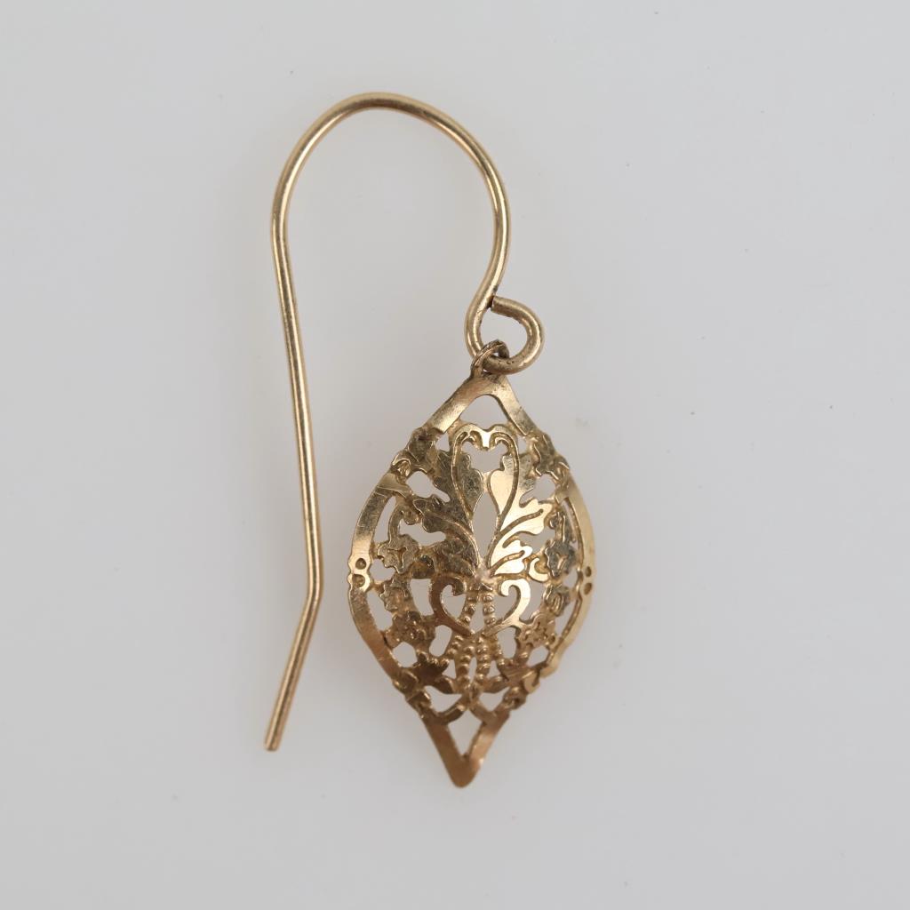 14kt Gold Single Earring