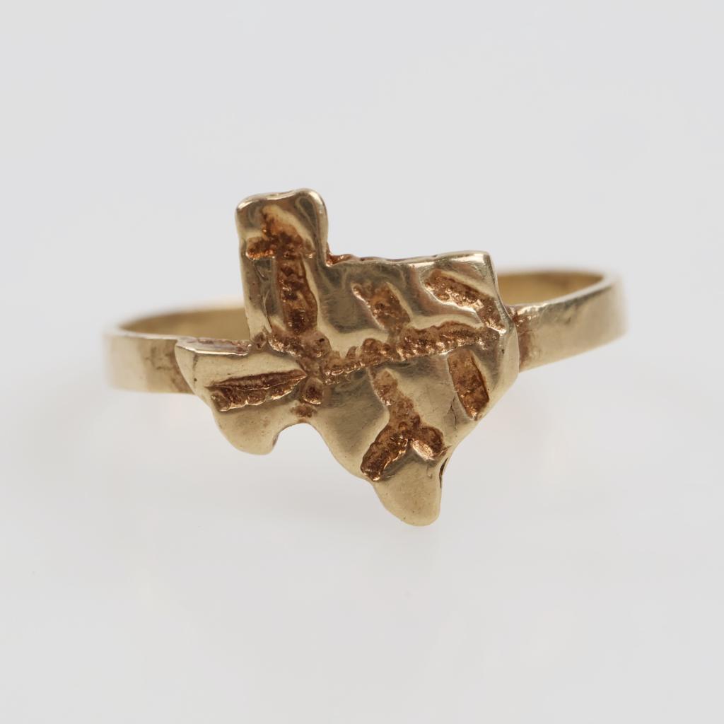 14kt Gold Texas Ring